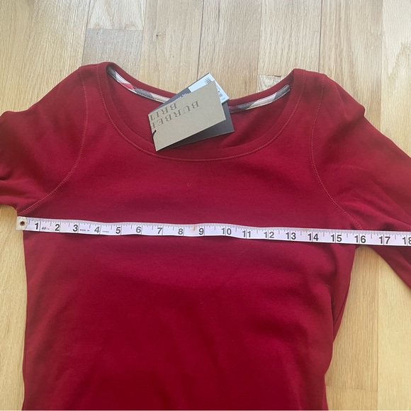 Burberry Brit Military Red Tunic 3/4 Sleeve NWT - Picture 10 of 10